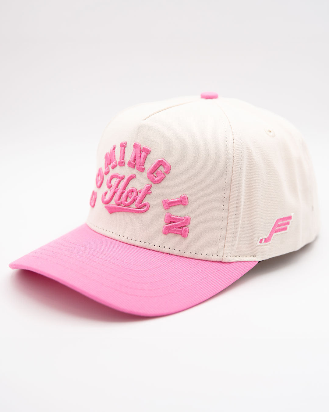 Coming In Hot x Mad Tucks™ Hat – Pink & Cream