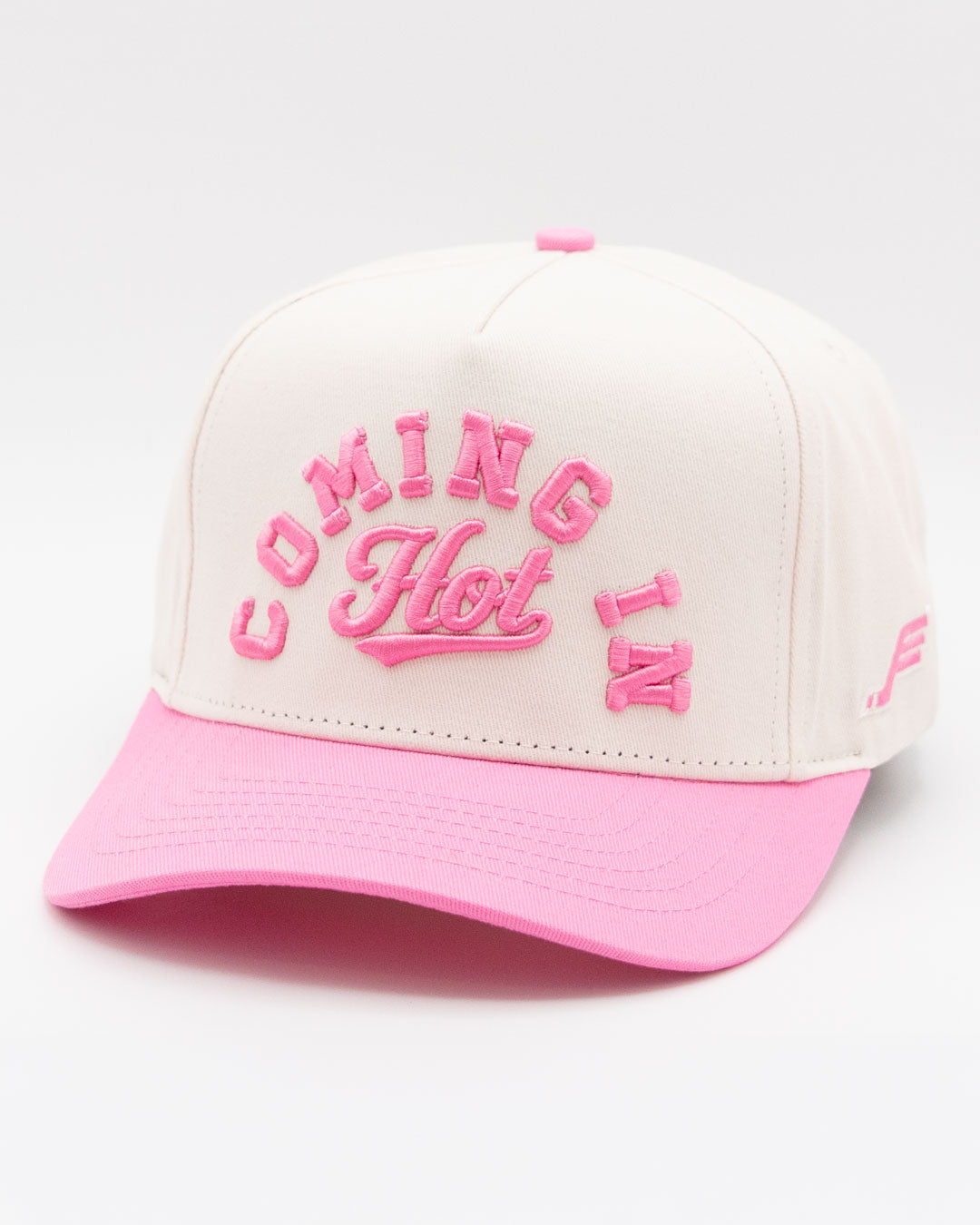 Coming In Hot x Mad Tucks™ Hat – Pink & Cream